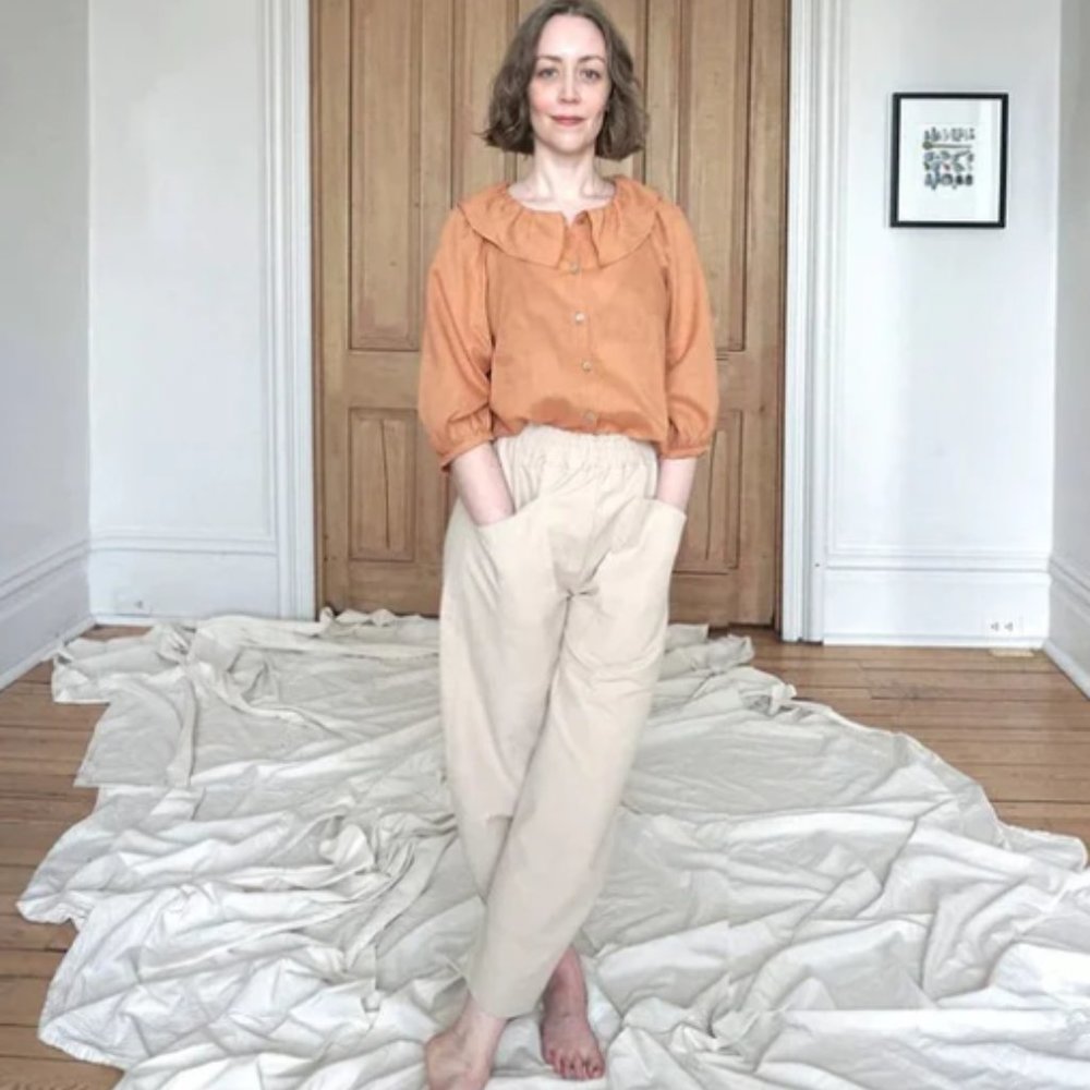 Women's Flor Arca Pants in Cream